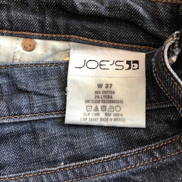 JOE’S Jeans Dark Wash Low Rise Slim Bootcut Jeans Size 27 - Picture 11 of 14